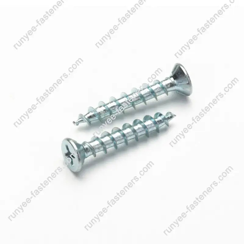 Đầu phẳng Vít cửa sổ Phillips thô cho PVC