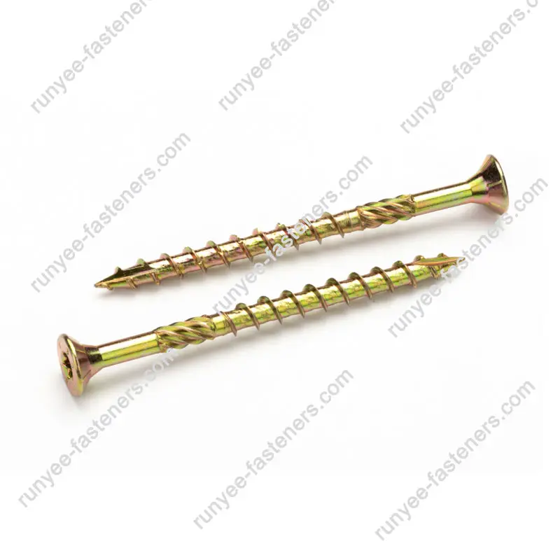 Vít ván dăm đầu phẳng Torx đôi cho xây dựng bằng gỗ